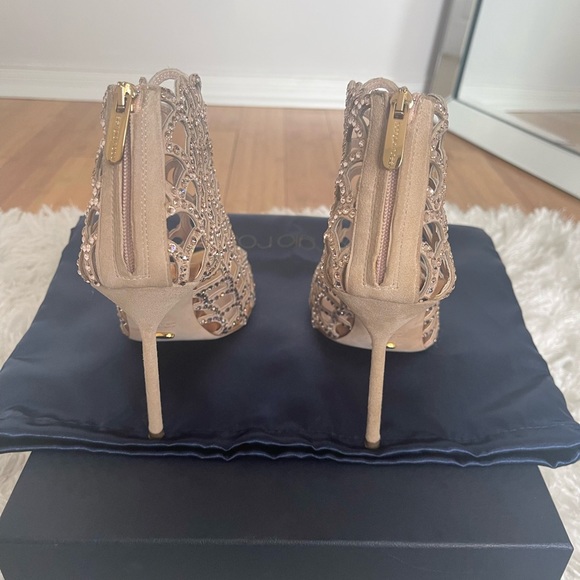 BNWT Sergio Rossi Swarovski Heels Size 41EU - Picture 4 of 7
